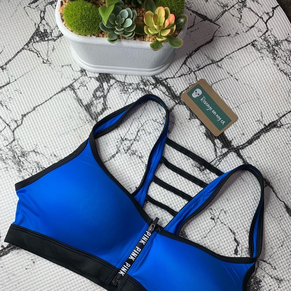 PINK Victoria's Secret Other - PINK Victoria’s Secret Cobalt Blue Sports Bra